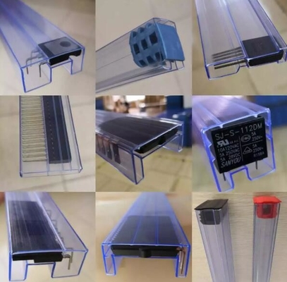Doorzichtig zacht PVC-plastic IC-verpakkingsbuis Verzendingsslang antistatisch