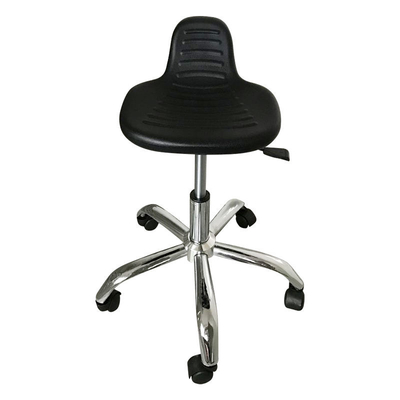 Clean Room Office Back Armless ESD-krukstoel met volledig antistatisch wiel
