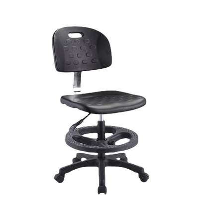 Cleanroom Ergonomische ESD stoel met verstelbare kenmerken en comfortabele PU leer stoel