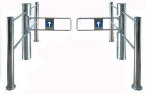 De roestvrije Turnstile van de Snelheidspoort Poorten van de Schommelingsbarrière L380 X W280 X H1000mm