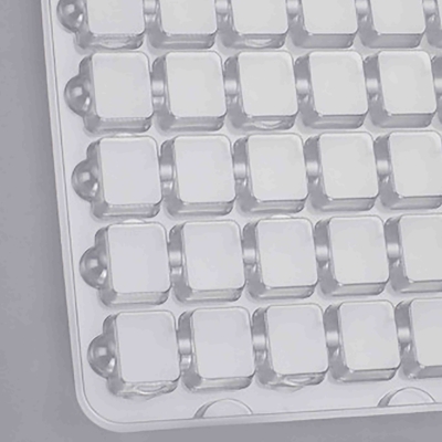 Doorzichtige blisterverpakkingsdoos voor elektronische aanpasbare en duurzame bestelling
