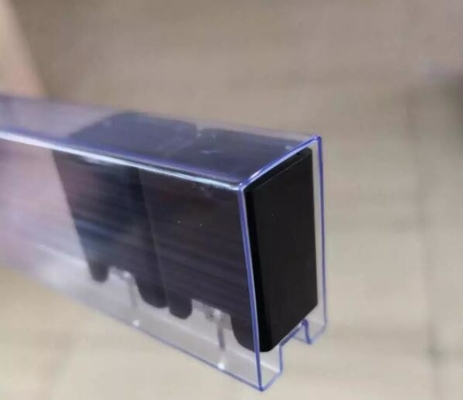 Harde doorzichtige vierkante pvc-plastic antistatische Ic-buis voor IC-verpakking