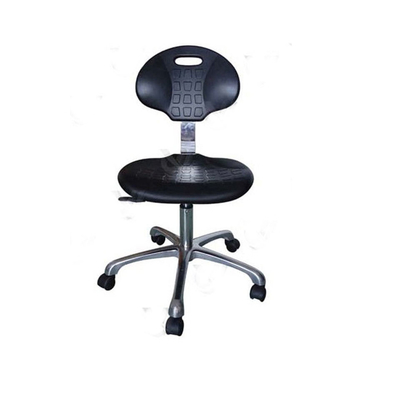 Zwart Verstelbaar Werkstation ESD Lab Stoelen PU Schuim Industrieel