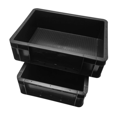 130 mm diepte ESD plastic bakken voor verpakkingsoplossingen van 215x140x110 mm