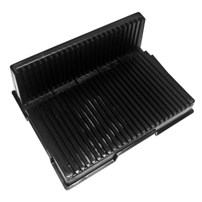 Vlamvertragend 2 mm dikke elektrostatische ontlading Plastic trays voor veilige opslag van onderdelen