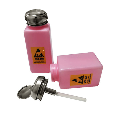 Antistatische Alcohol Oplosbare Esd HDPE van de Automaatfles 240ML SS GLB Alumina Pomp