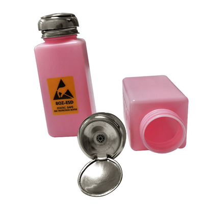 Antistatische Alcohol Oplosbare Esd HDPE van de Automaatfles 240ML SS GLB Alumina Pomp