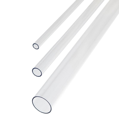 Hoge Duidelijke Zuivere Transparante de Kleurenpc van de Polycarbonaat Plastic Buis