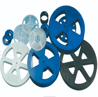 Zwarte plastic kabelrol voor hoog licht 8-88 mm banddrager SMT/SMD in kleine afmetingen