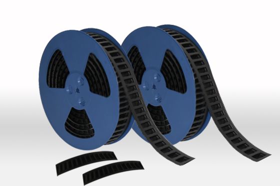 Hoogprecisie-ESD-dragerband voor SMD-verpakkingen, papier- en kunststofsoorten, op maat gemaakte afmetingen