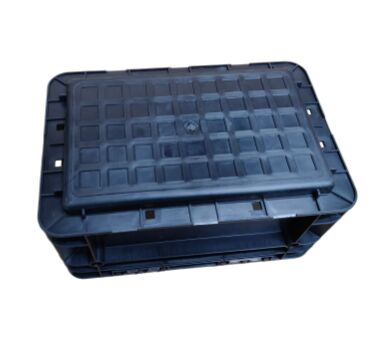 Hoogwaardige ESD-flip-top-opslagcontainer voor cleanroomworkshop