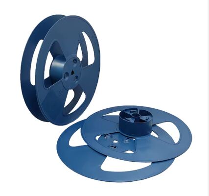 Multi-size plastic reels ranging from 8mm to 88mm, fully compatible with SMD/SMT carrier tapes, available in blue and black.