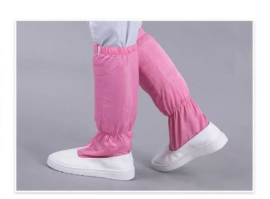 Antistatische laarzen met lange pijpen, Clean Room-schoenen Pu-leer, maat 35-50