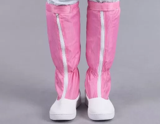 Antistatische laarzen met lange pijpen, Clean Room-schoenen Pu-leer, maat 35-50
