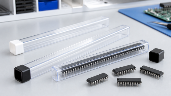 Zachte PVC Antistatische IC-buis voor DIP-chipverpakking