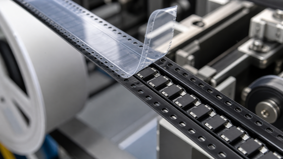 ESD Geëmbosseerde Draagband voor SMD Elektronische Componenten