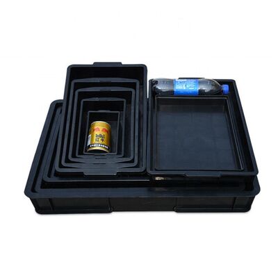 Zwarte Geleidende ESD PP Tray 345x225x60mm voor PCB Handling en Verpakking