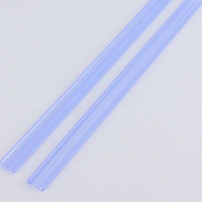 Transparante ESD PVC Vierkante IC Verpakking Buizen Op Maat Gemaakt voor Componenten Opslag