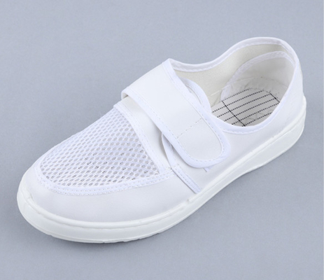 Witte Enige Netto Klitband In te ademen 220mm Pu esd Schoenen
