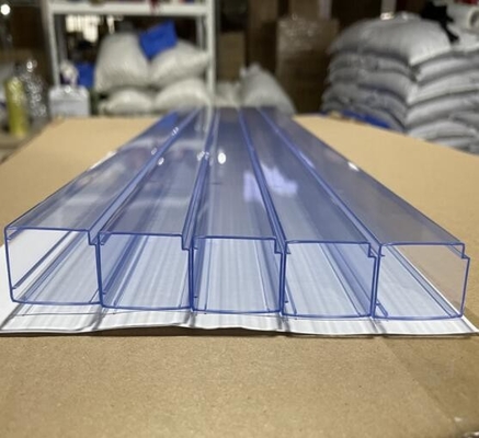 De flexibele Esd Duidelijke Buis die van Pvc Rechthoekige Lengte 300mm600mm verpakken