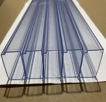 De flexibele Esd Duidelijke Buis die van Pvc Rechthoekige Lengte 300mm600mm verpakken