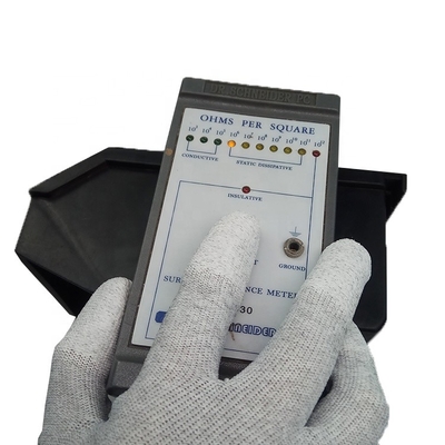 Geleidende ESD Plastic Dienbladen, Materiaal van de de Containerdoos pp van 10E4-109 het Antistatische Esd