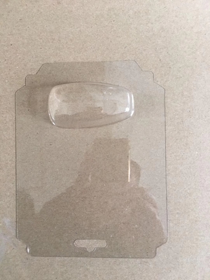 Pvc-Blaar Verpakkende Doos Tray Ageing Resistant Clear/Zwarte Kleur