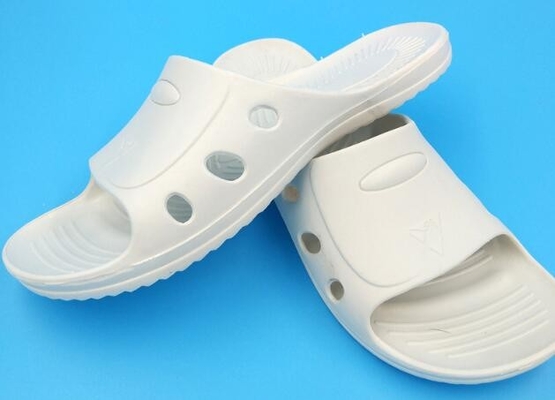 Witte Cleanroom van Pvc Spu Toebehoren Antistatische Pantoffels DLX 9102B
