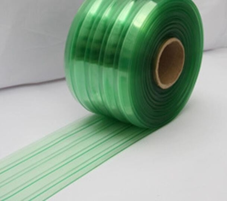 De groene Antistatische van de de Strookdeur van Pvc Vinylgordijnen ESD voor de Industrie/Cleanroom