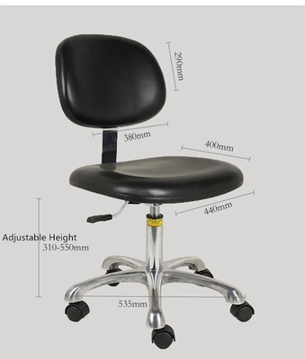 Synthetische Leeresd Veilige Stoelen 420x450mm voor werkplaats