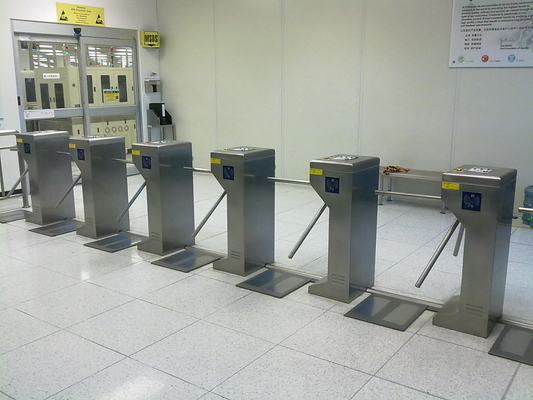 Halve Hoogteesd Turnstile LCD van de Toegangsbeheer Dubbele Richting Meetapparaatvertoning