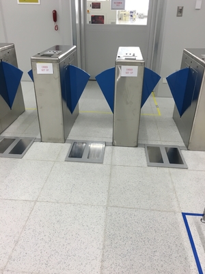 Halve Hoogteesd Turnstile LCD van de Toegangsbeheer Dubbele Richting Meetapparaatvertoning