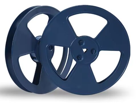 15-inch 88 mm extra-brede plastic kabelhaspels, die voldoen aan de verpakkingsbehoeften van SMD-weerstanden en connectoren.