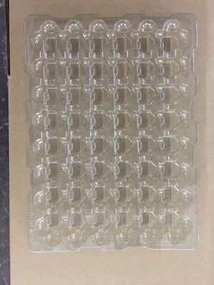 0.25mm Blister Tray Verpakking Embossing Logo Met SGS Certificering