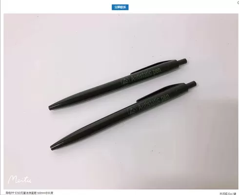 Leidende PP Permanente Antistatische Schoonkamer Pen Met SGS Certificering