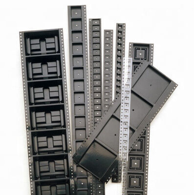 ABS Plastic Smt Tape En Reel Voor IC Weerstand Condensator Zekering Transformator