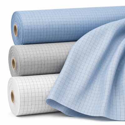 Cleanroom ESD Twill Stof 110g/m² 10E5-10E9 Ohm voor Antistatische Werkkleding