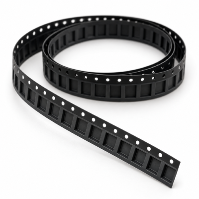Zwarte Embossed SMD Carrier Tape