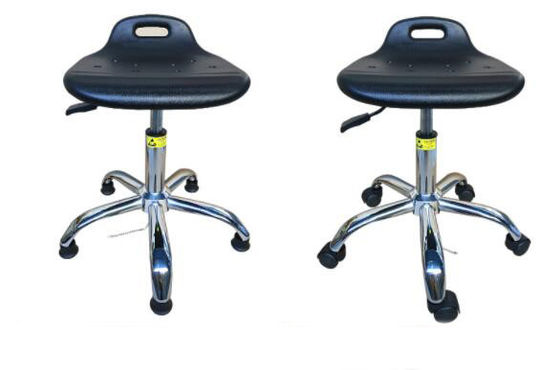 De Zaal van Pu Stofvrije Antistatische ESD Krukstoel met Wielen voor Farmaceutische Fabriek